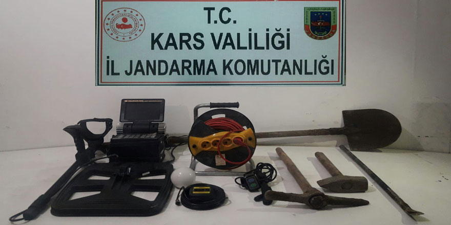 İzinsiz kazı yapan 6 şahıs yakalandı