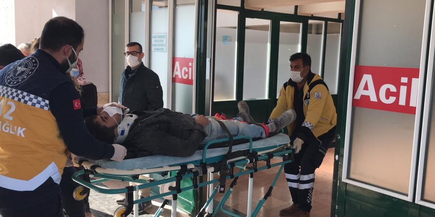 İnşaatın 3’üncü katından düşen Karslı genç yaralandı