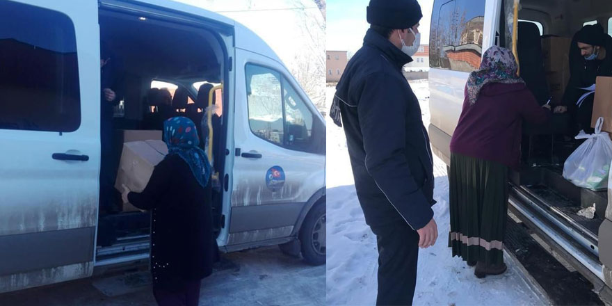 Kars Belediyesinden ihtiyaç sahibi ailelere yardım paketi