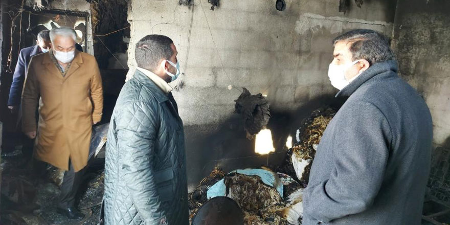 Başkan Çalkın’dan evi yanan Acar ailesine anlamlı ziyaret