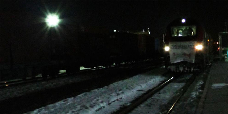 Çin’e bor taşıyan ihracat treni sınır kenti Kars’a geldi