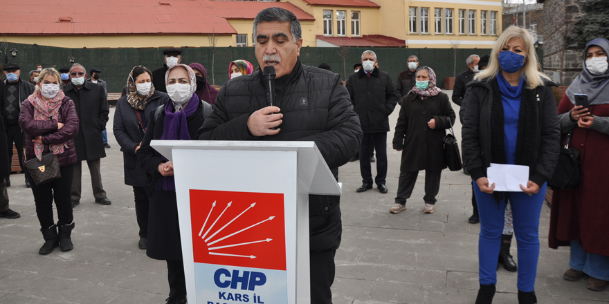 Kars CHP’den İstanbul Sözleşmesi açıklaması!