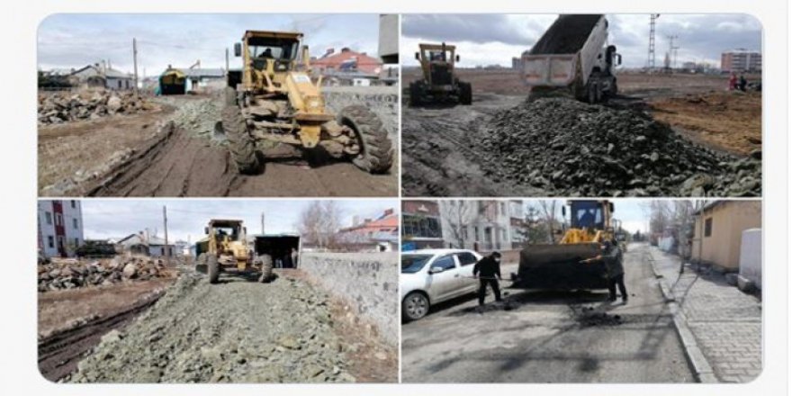 Kars’ta ‘bozuk yollar’ Vali Öksüz’ün talimatıyla yapılıyor