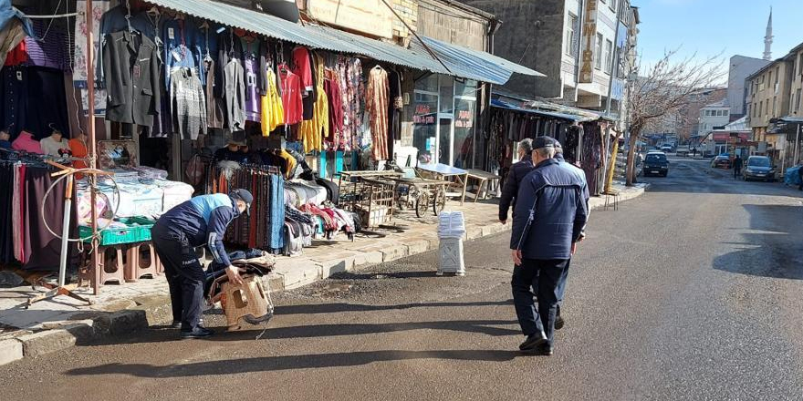 Kars’ta, kaldırım işgallerine ceza uygulanacak!