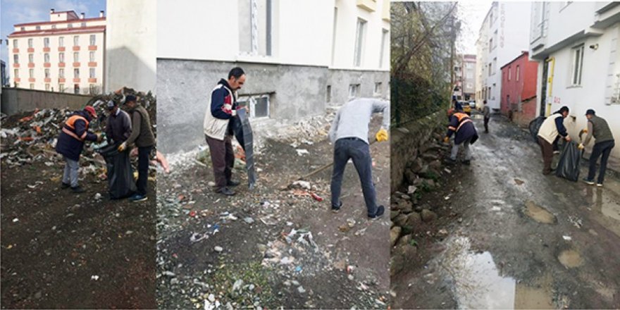 Mahallelerde temizlik çalışmaları başlatıldı