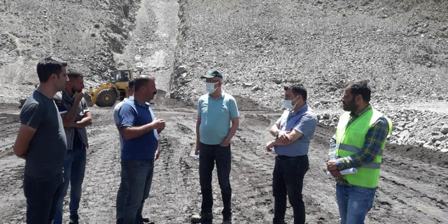 DSİ 24. Bölge Müdürü Şükrü Baysal, 7 Kasım Barajı’nda incelemelerde bulundu