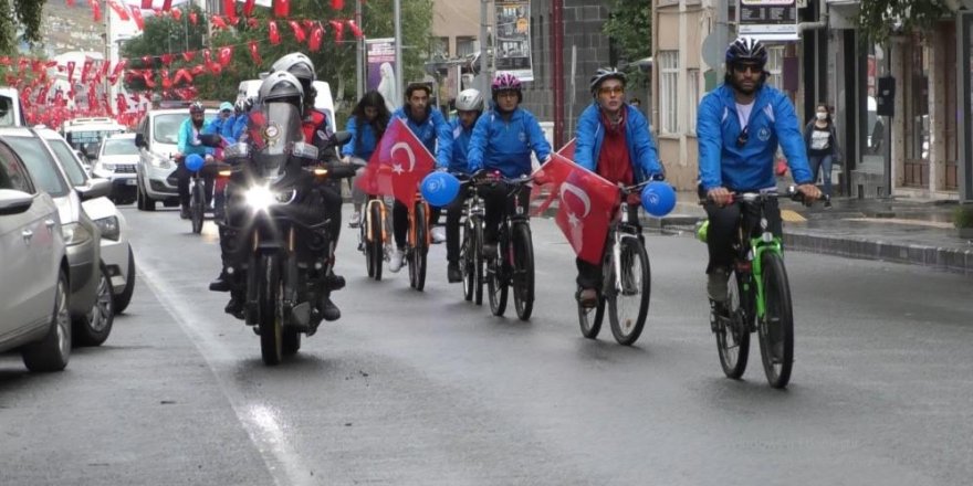 15 Temmuz şehitleri için pedal çevirdiler