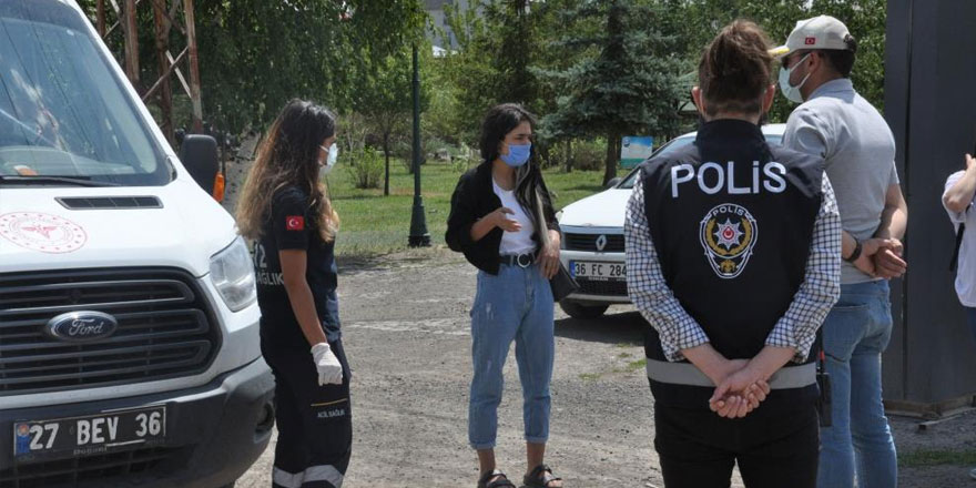 Karantinada olması gereken genç kız uygulamada yakalandı