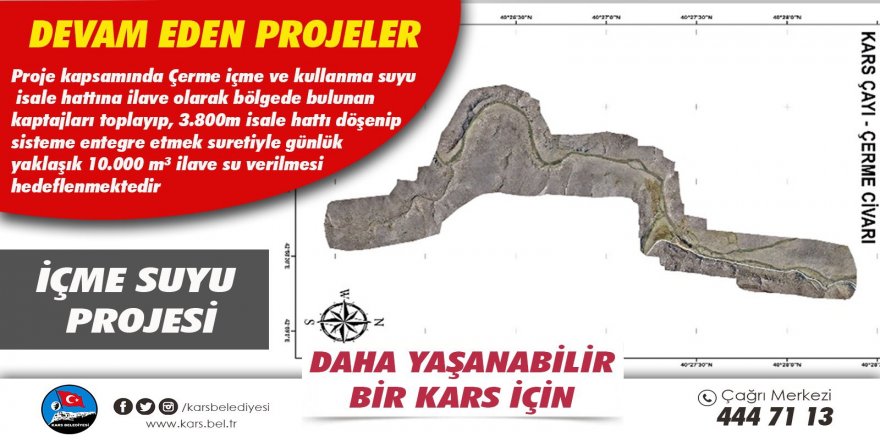 Çerme Suyu Projesi devam ediyor