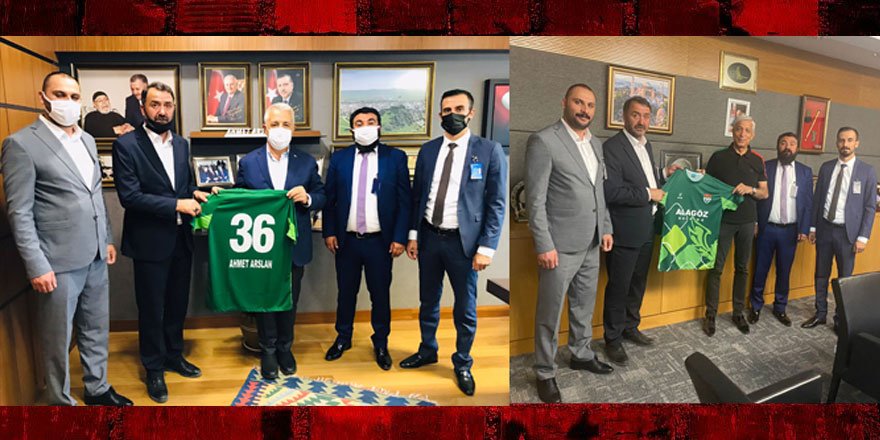 Kars 36 Spor’dan vekillere teşekkür...