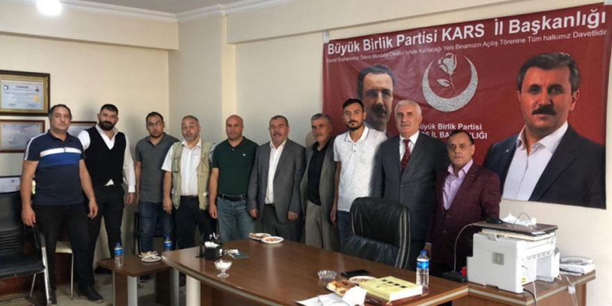 BBP Kars İl Başkanı Muhammet Karahal : 14 Eylül'de Kars halkını açılışa davet etti