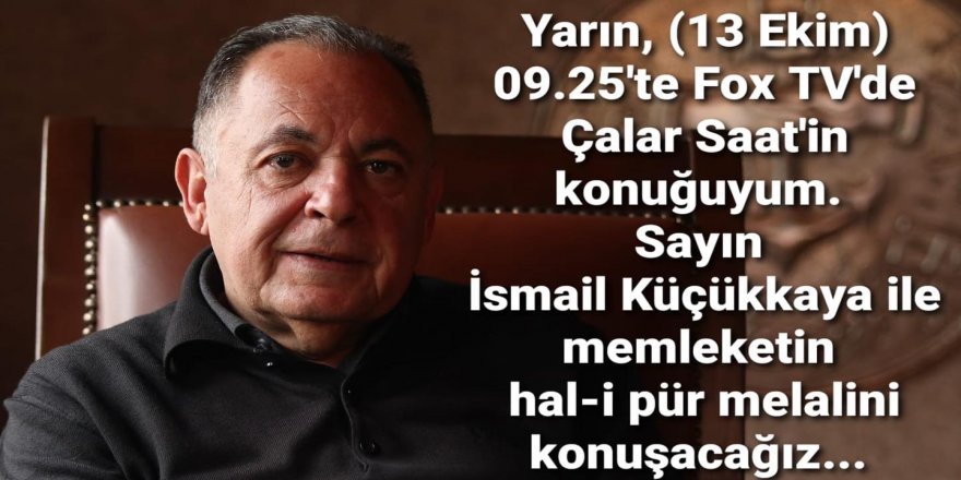 Gürcan Dağdaş, İsmail Küçükkaya ile memleketin hal-i pür melalini konuşacak…