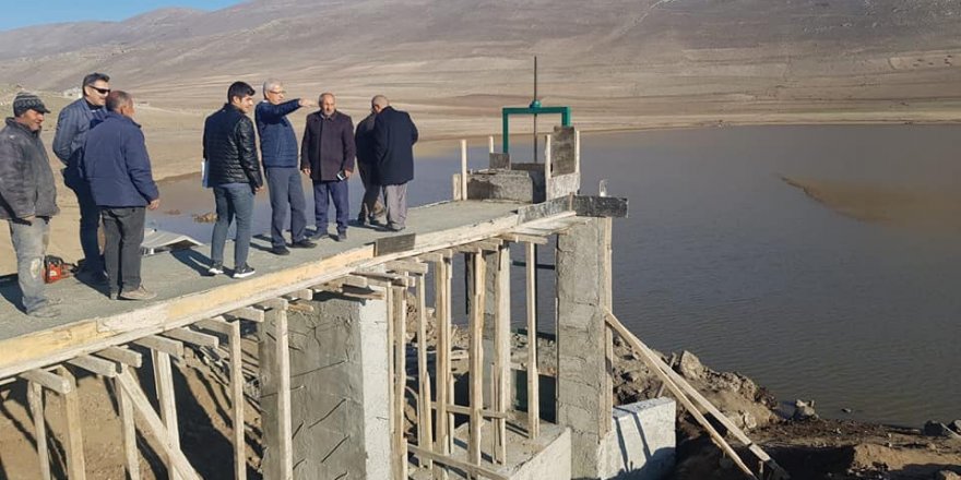 DSİ Kars 24. Bölge Müdürü Şükrü Baysal, Iğdır’da devam eden projeleri inceledi