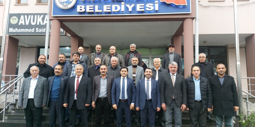 Ak Parti ve MHP İl Başkanları Kağızman'da...