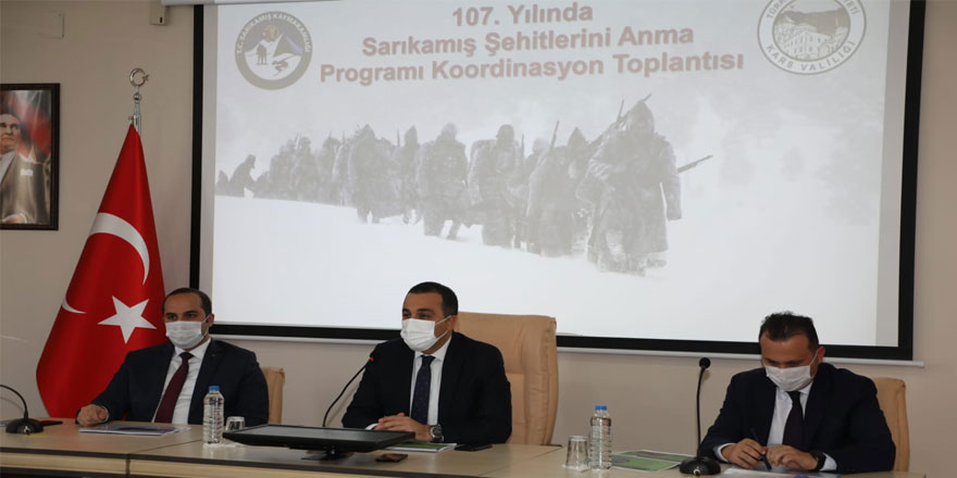 Sarıkamış Şehitlerini anma programı koordinasyon toplantısı yapıldı