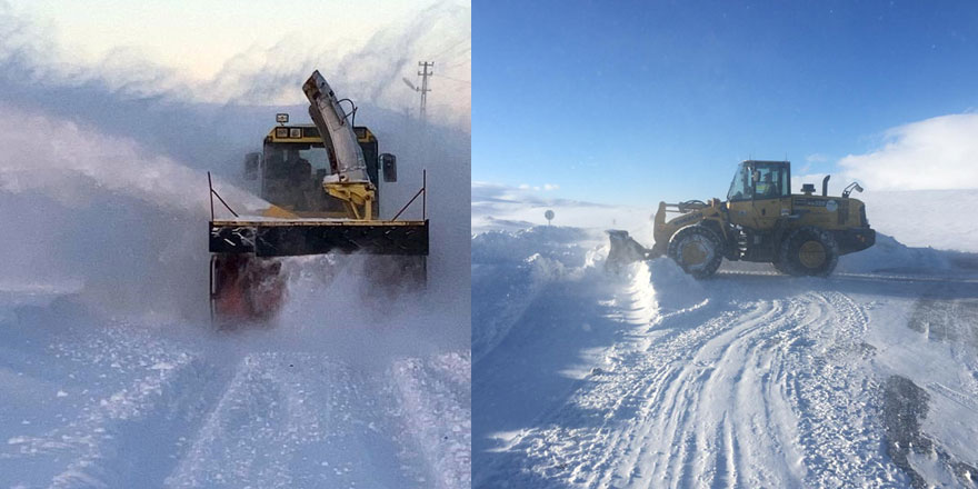 Kars'ta 51 köy yolu ulaşıma kapandı