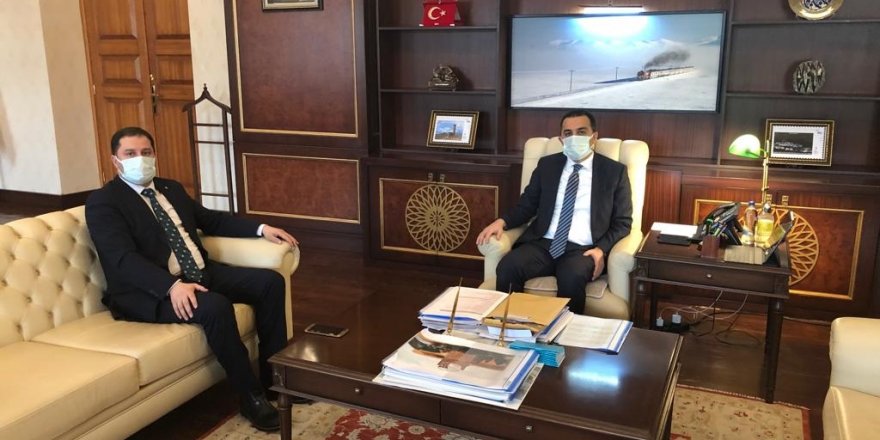 ​​​​​​​Denizbank Kars Şube Müdürü Volkan Koşik'den Vali ve Başkan Türker Öksüz'e Ziyaret
