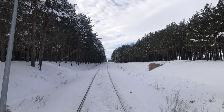 Kars'ta kartpostallık kış görüntüleri