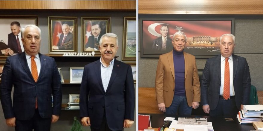 Arpaçay Belediye Başkanı Erçetin Altay Ankara'da temaslarda bulundu