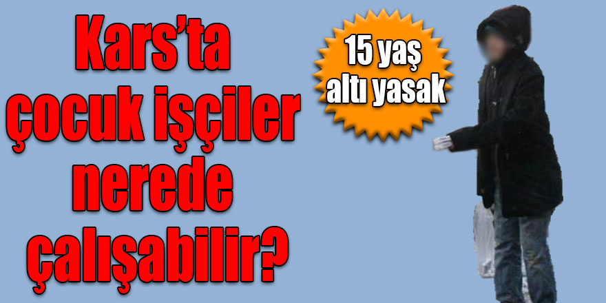 Kars’ta çocuk işçiler nerede çalışabilir?