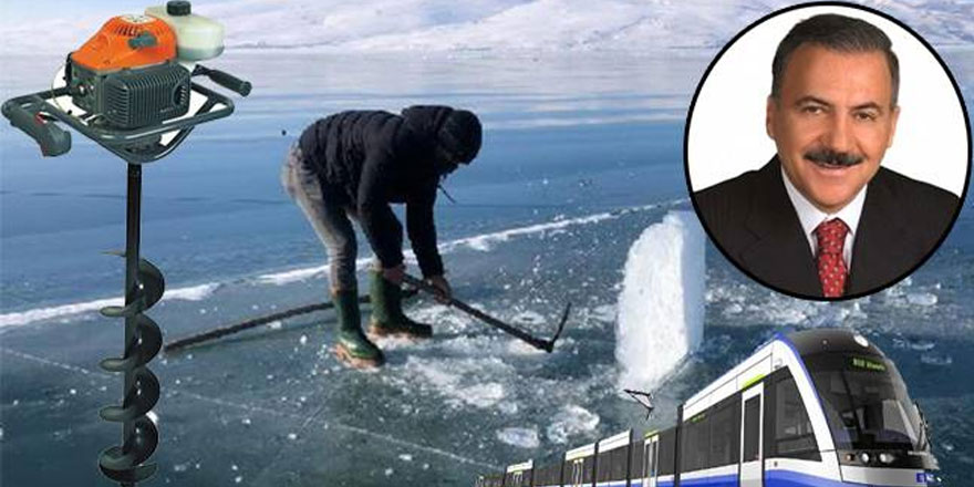 Alibeyoğlu: "Günümüzde iptidai usulle, kazmayla buz kırılması üzücü"