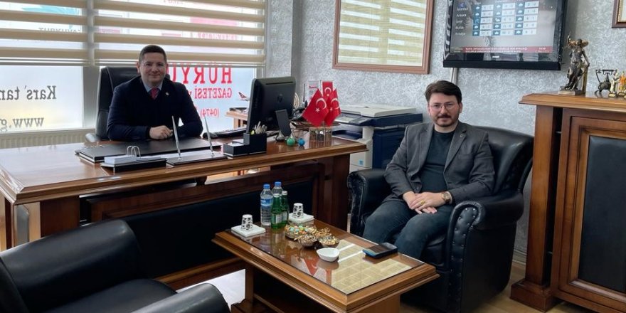 ​​​​​​​Kars Belediye Başkan Yardımcısı Nihat Oğuz'dan gazetekars.com’a ziyaret