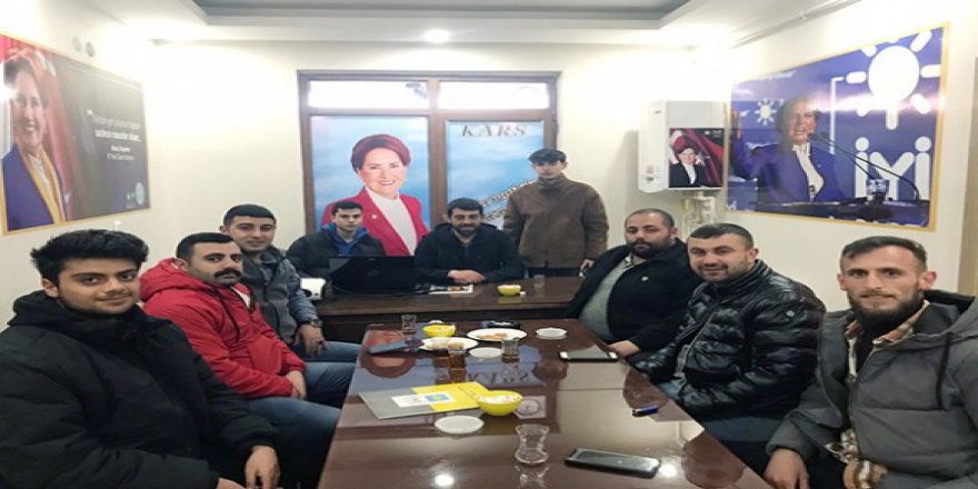 İYİ Parti Kars Gençlik Kolları Başkanlığı yeni yerinde faaliyete başladı