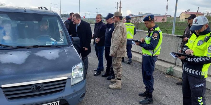 Susuz’da bayram öncesi trafik uygulaması