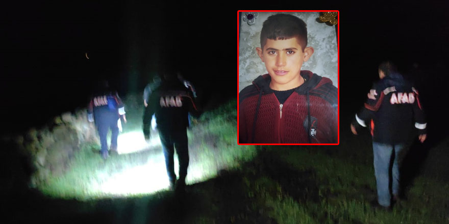 Hayvan otlatmaya giden 12 yaşındaki Tarık Altun kayboldu