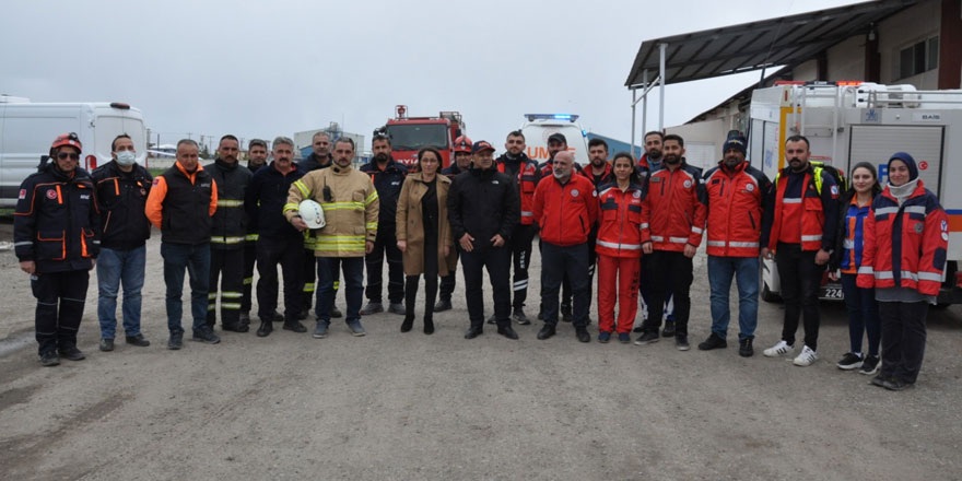 Kars OSB’de gerçeğini aratmayan yangın tatbikatı