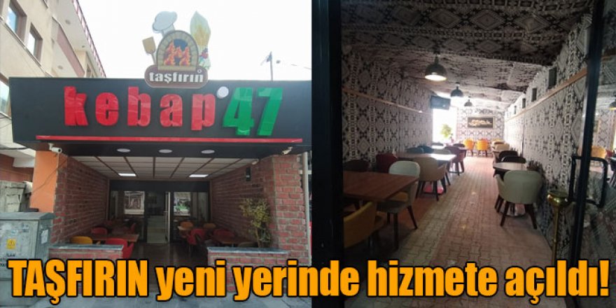 TAŞFIRIN yeni yerinde hizmete açıldı