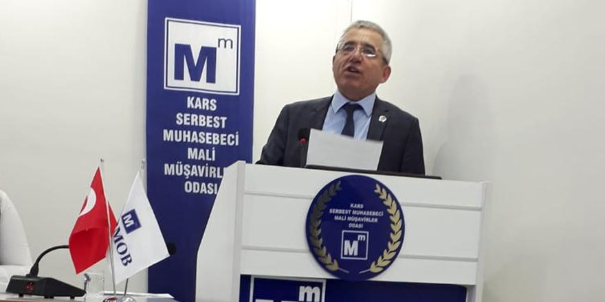Tuncay Akdeniz, Kars Serbest Muhasebeci Mali Müşavirler Odası Başkanı seçildi