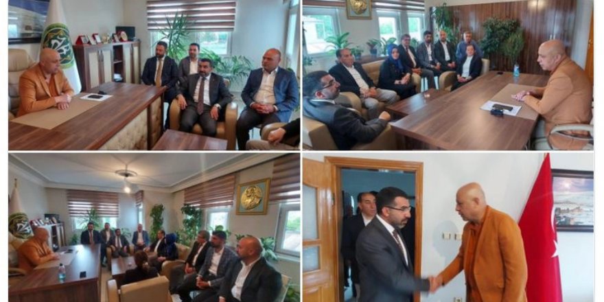 AK Parti Kars İl Başkanı Adem Çalkın, yeni seçilen oda Başkanlarını ziyaret etti