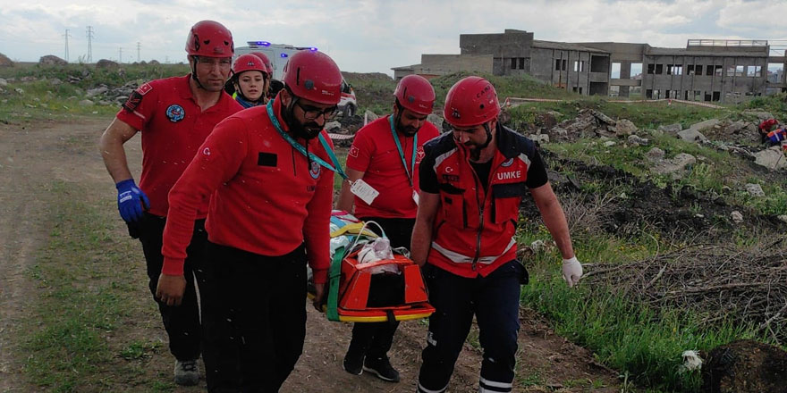 Kars’ta 6 ilin katıldığı deprem tatbikatı tamamlandı