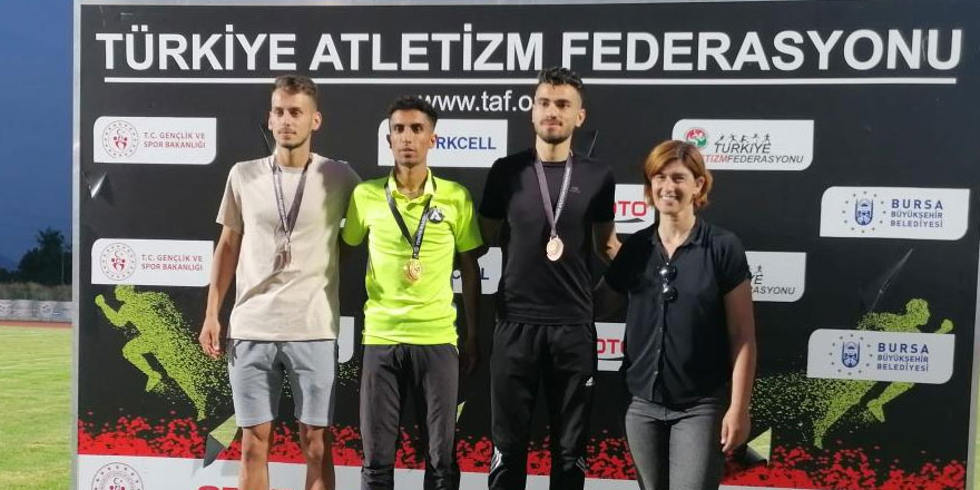 Karslı atlet Türkiye Şampiyonu oldu