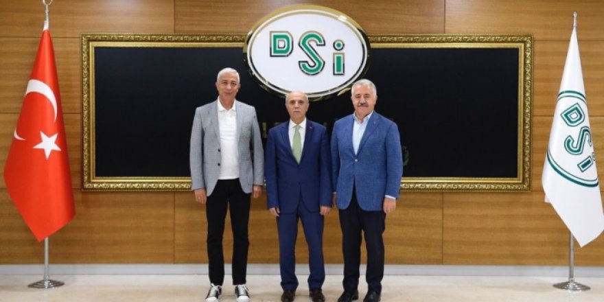 Milletvekilleri Arslan ve Kılıç, DSİ Genel Müdürü ile bir araya geldi