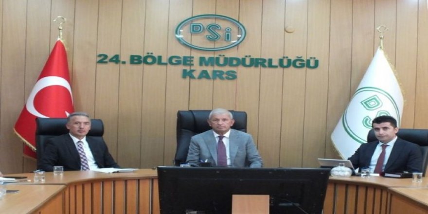 DSİ Kars 24. Bölge Müdürü Şükrü Baysal, koordinasyon toplantısına katıldı