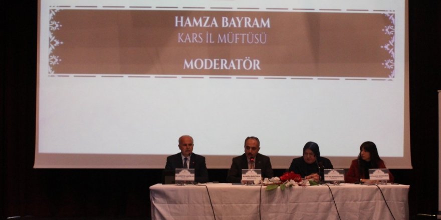 MÜFTÜLÜĞÜMÜZ TARAFINDAN “AİLENİN KORUNMASI VE AİLE İÇİ ŞİDDETİN ÖNLENMESİ” KONULU PANEL DÜZENLEDİ