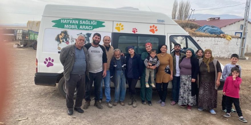 Hayvan Sağlığı Mobil Aracı Çalışmalarına Aralıksız Devam Ediyor