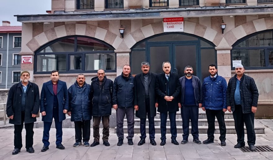 Müftülükten, Kars Bayrampaşa Camii Yaşatma ve Güzelleştirme Derneği'ne Ziyaret