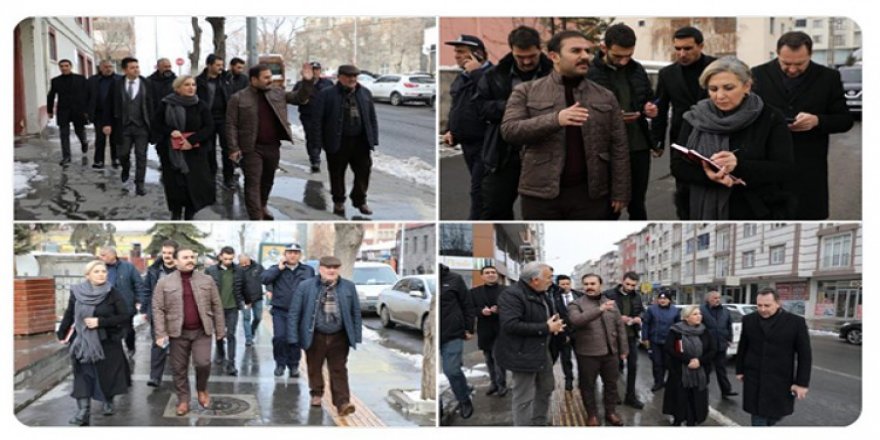 Kars Belediye Başkan Yardımcısı Ramazan Taşkın, çalışmaları inceledi