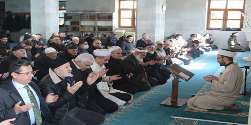 Evliya Camii’nde Mevlid-i Şerif okutuldu