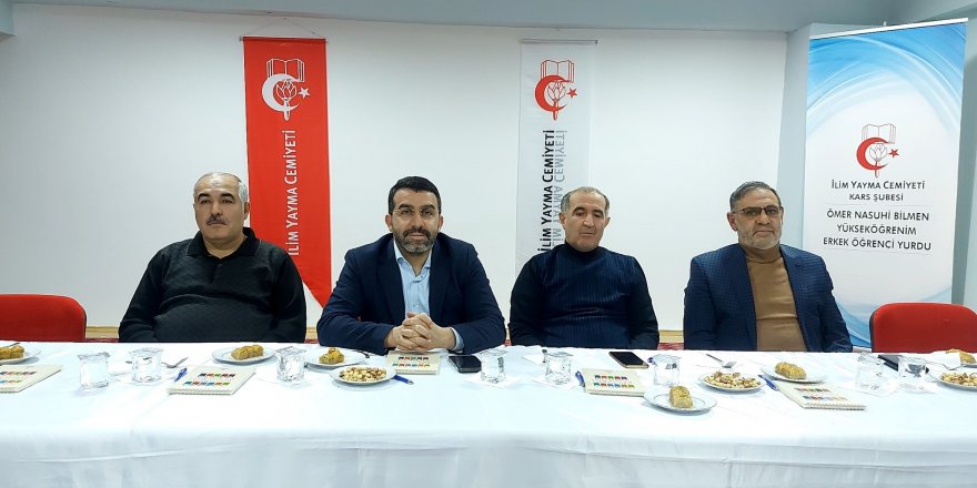 İlim yayma Cemiyeti Kars Şubesi Başkanı Ebubekir Keleş Güven Tazeledi