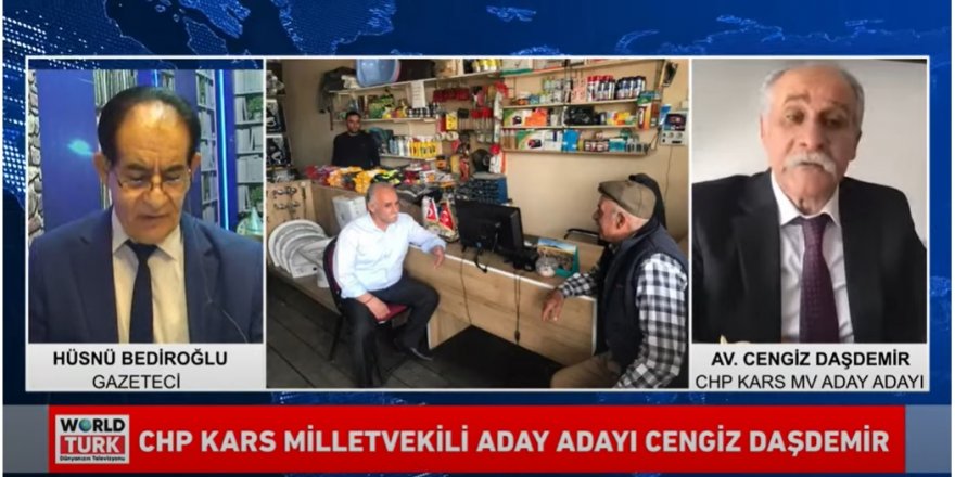 CHP Kars Milletvekili A. Adayı Av. Cengiz Daşdemir, gündemi değerlendirdi