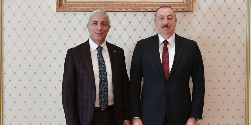 Başkan Kılıç, Cumhurbaşkanı Aliyev ile bir araya geldi