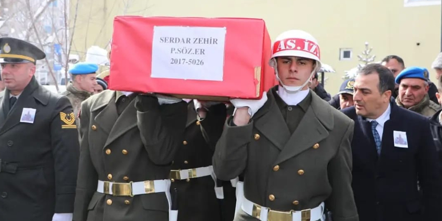 Depremde hayatını kaybeden Uzman Er Zehir, Kars'ta toprağa verildi