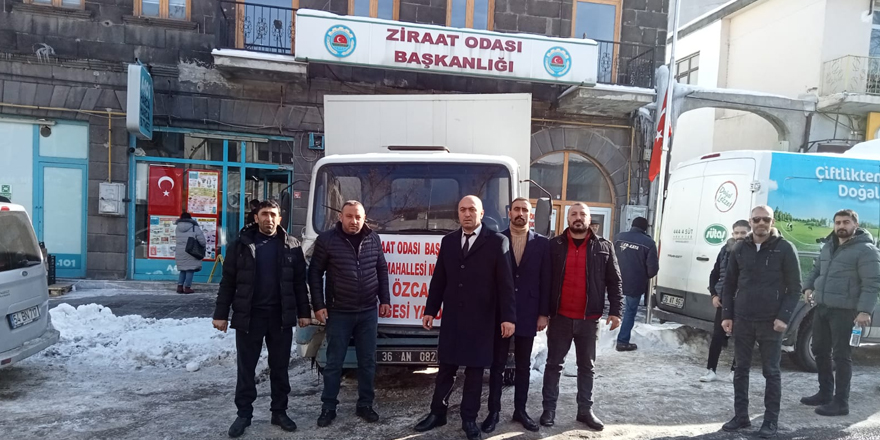 Kars Ziraat Odası’ndan deprem bölgesine destek!