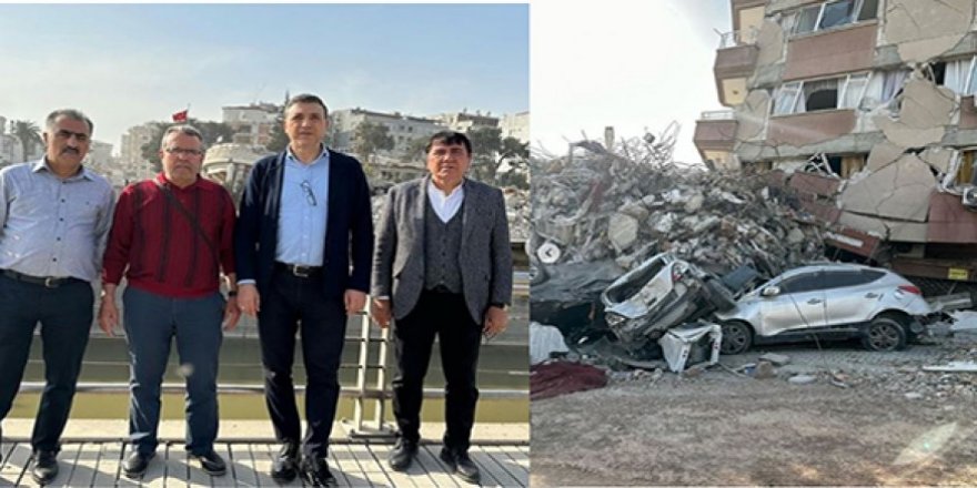 KAIFED Genel Başkanı Dr. Erdoğan Yıldırım deprem bölgelerinde