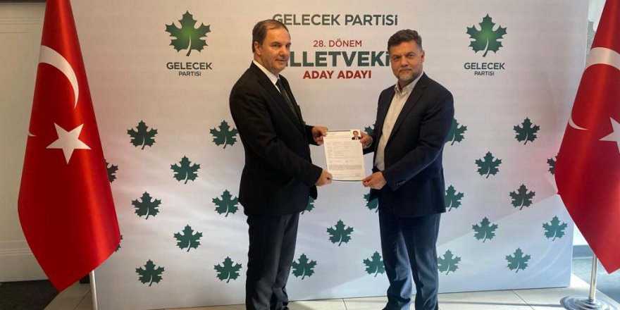 Muhammed Emin Parlak, Gelecek Partisi'nden Aday Adayı