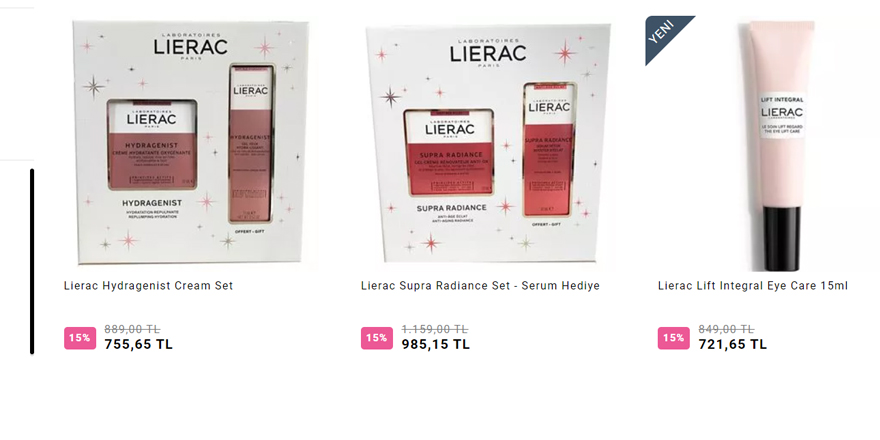 Cildinize Bilimsel Bakım: Lierac Markasının Ürünleri Dermokozmetik.com'da!